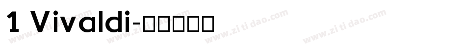 1 Vivaldi字体转换
